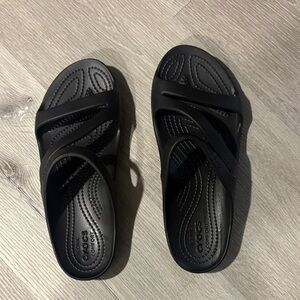CROCS- NEW Iconic Black Comfort Sandals